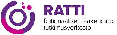 Rationaalisen lääkehoidon tutkimusverkoston (RATTI) logo.